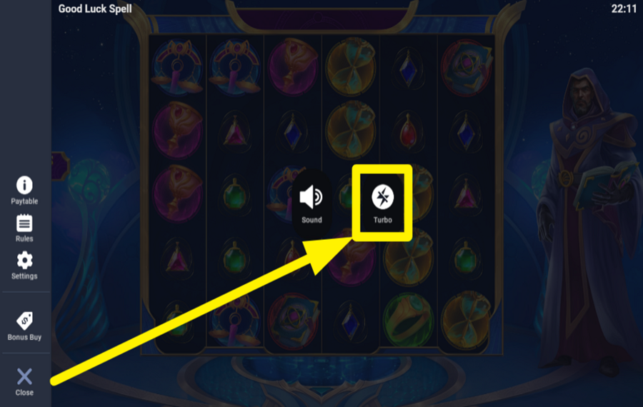 Good Luck Spell MAXIMIZE THE SPEED.