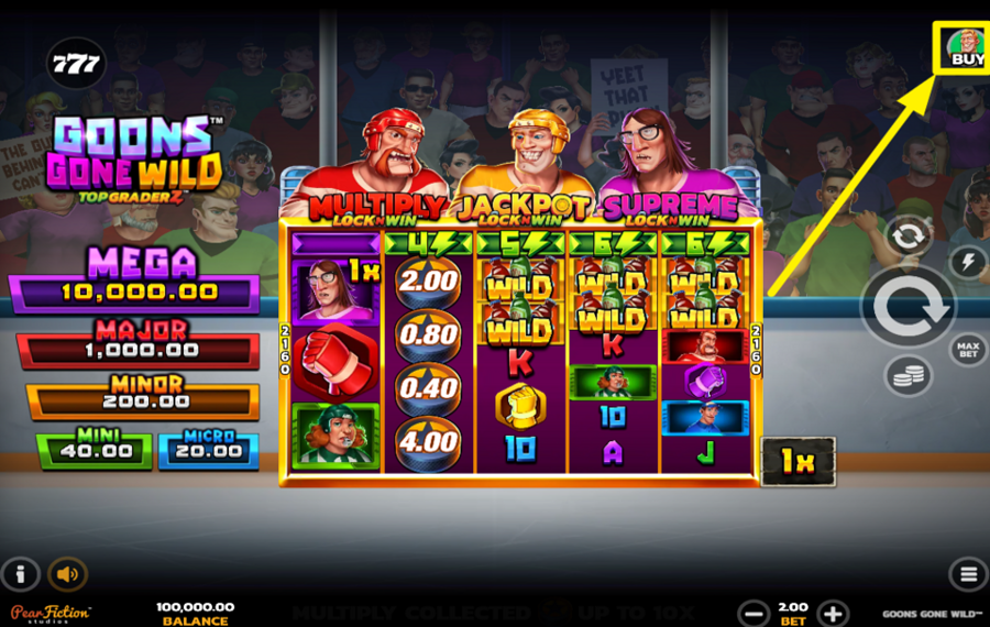 Goons Gone Wild KAUFEN SIE BONUSFUNKTIONEN.