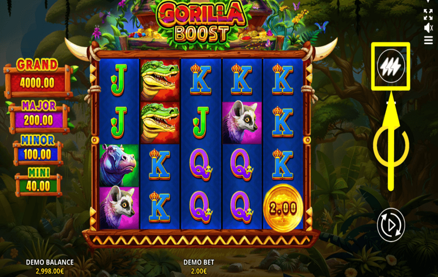 Gorilla Boost TURN ON THE TURBO.