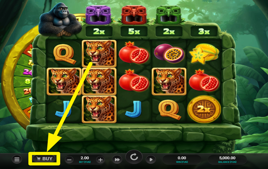 Gorilla Fortune Punch SCHALTE DAS BONUSSPIEL FREI.