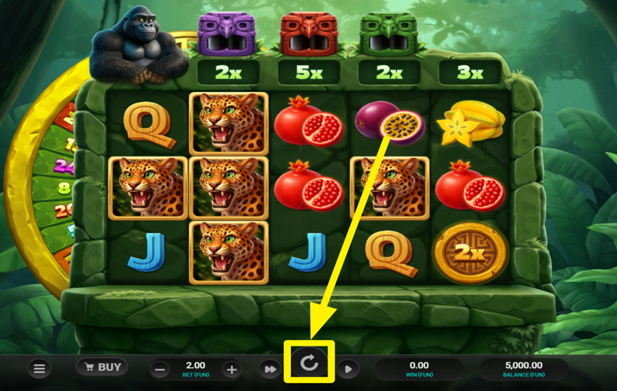 Gorilla Fortune Punch DREH DREHEN UND GEWINNEN!