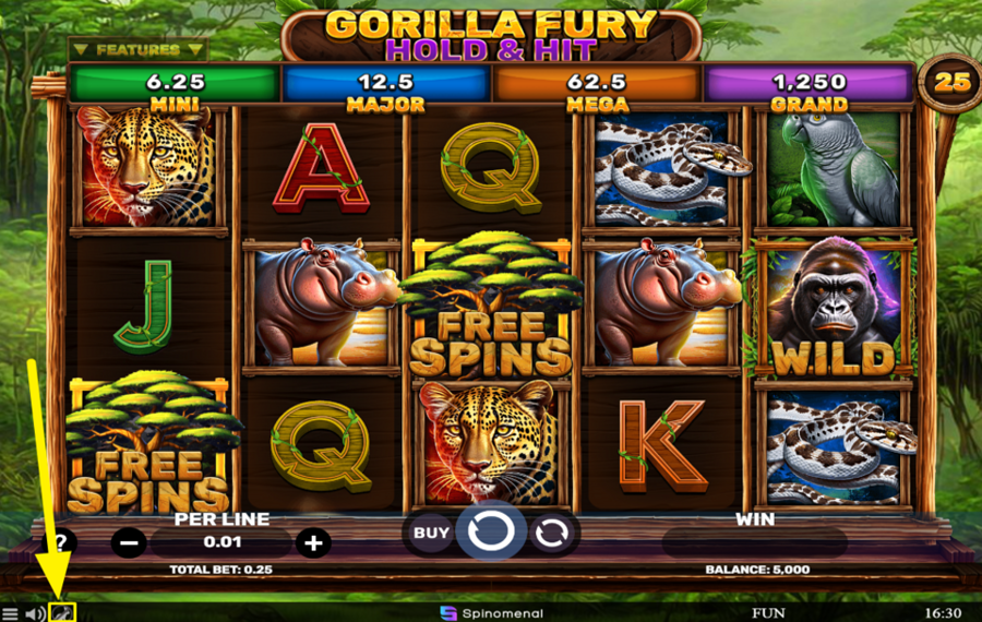Gorilla Fury Hold and Hit AUMENTA LA VELOCIDAD.