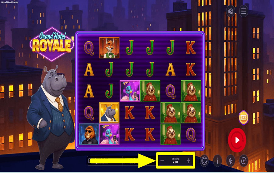 Grand Hotel Royale FISSA LA POSTA IN GIOCO.