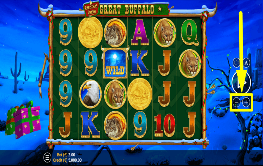 Great Buffalo Christmas Charm SET THE WAGER.