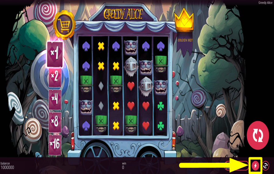 Greedy Alice GO FULL SPEED.