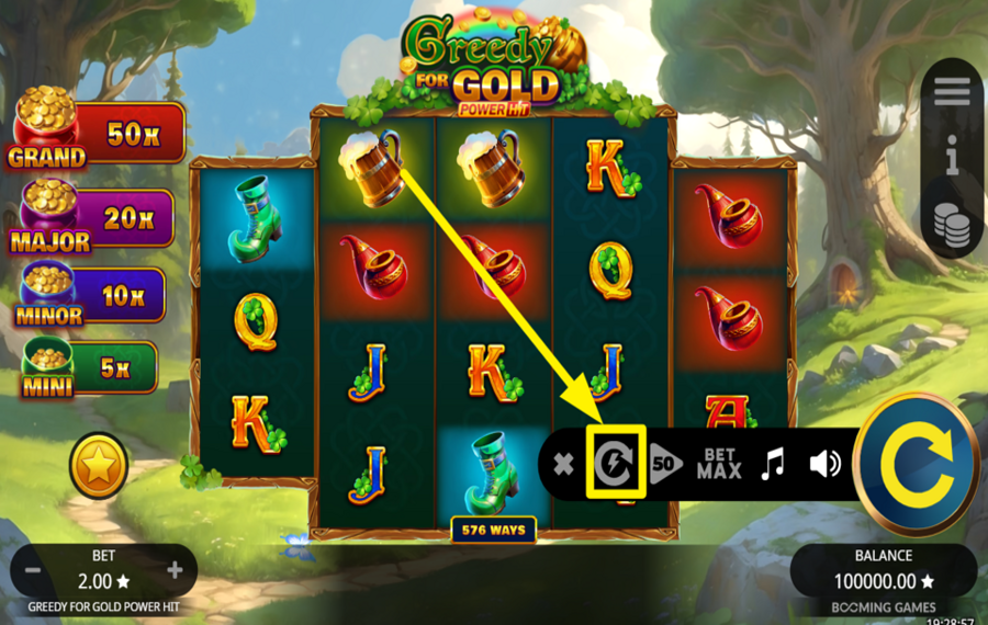 Greedy for Gold Power Hit ДАЙТЕ ВОЛЮ ТУРБО-ЗАРЯДУ!