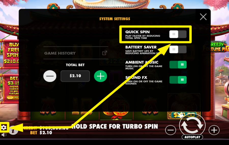 Greedy Fortune Pig ACELERA LOS GIROS.