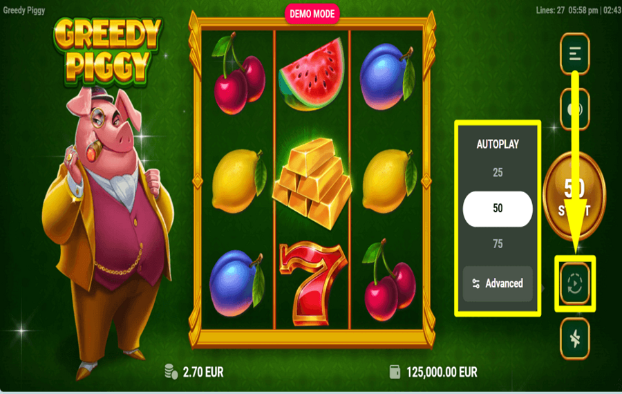 Greedy Piggy UTILISER LA LECTURE AUTOMATIQUE.