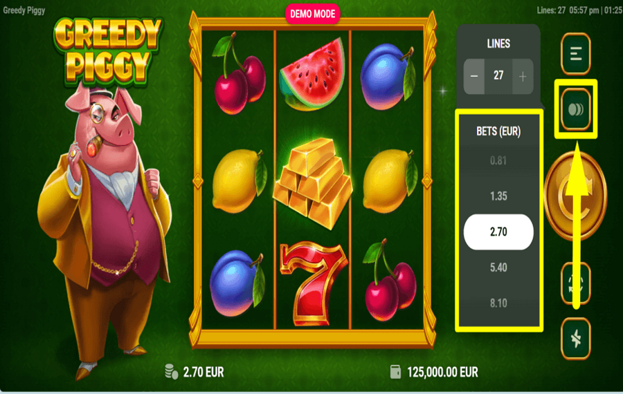 Greedy Piggy DÉCIDEZ DU PARI.