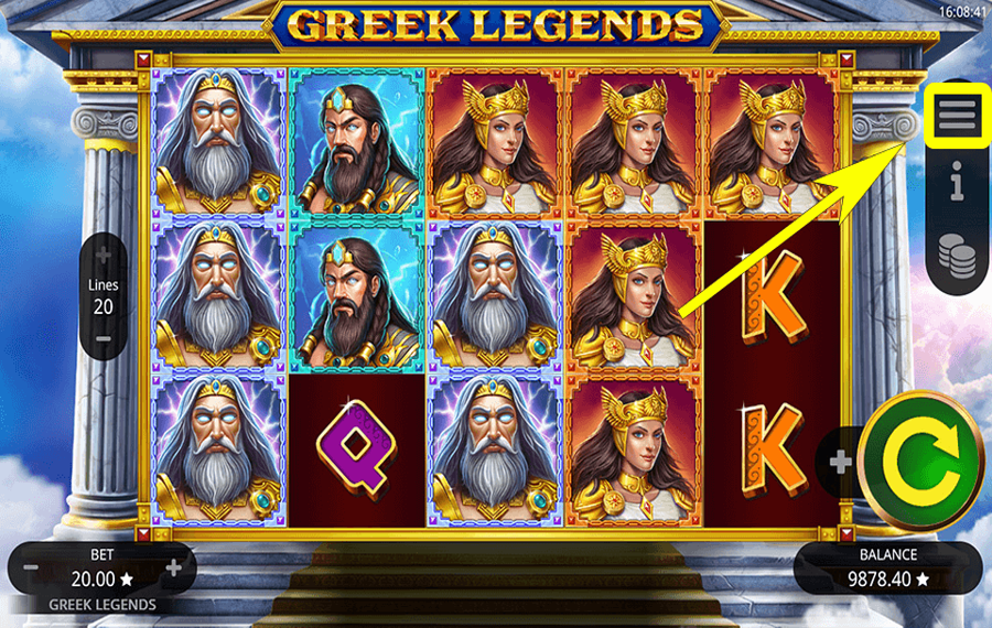 Greek Legends Using the optional “Autoplay” feature.