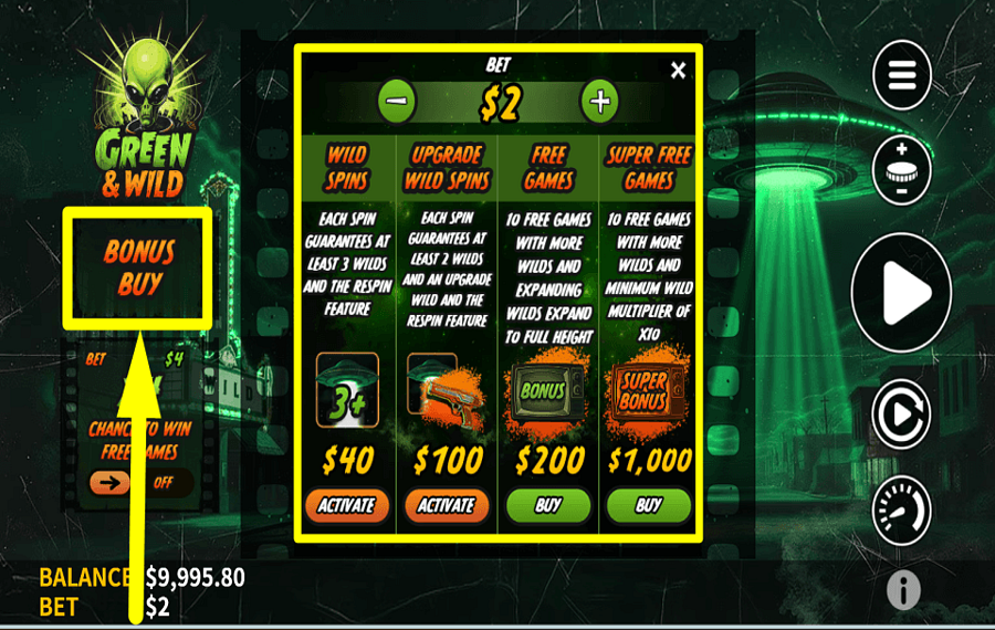 Green and Wild ACQUISISCI BONUS.