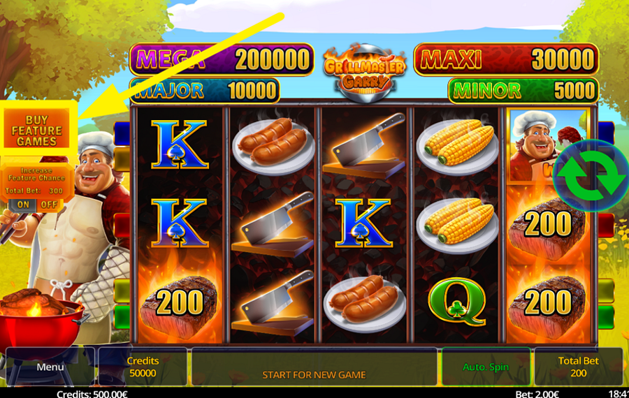 Grillmaster Garry COMPRE O JOGO BÔNUS.