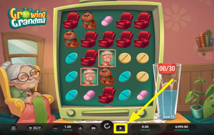 Growing Grandma Dream Drop UTILIZAR REPRODUCCIÓN AUTOMÁTICA.