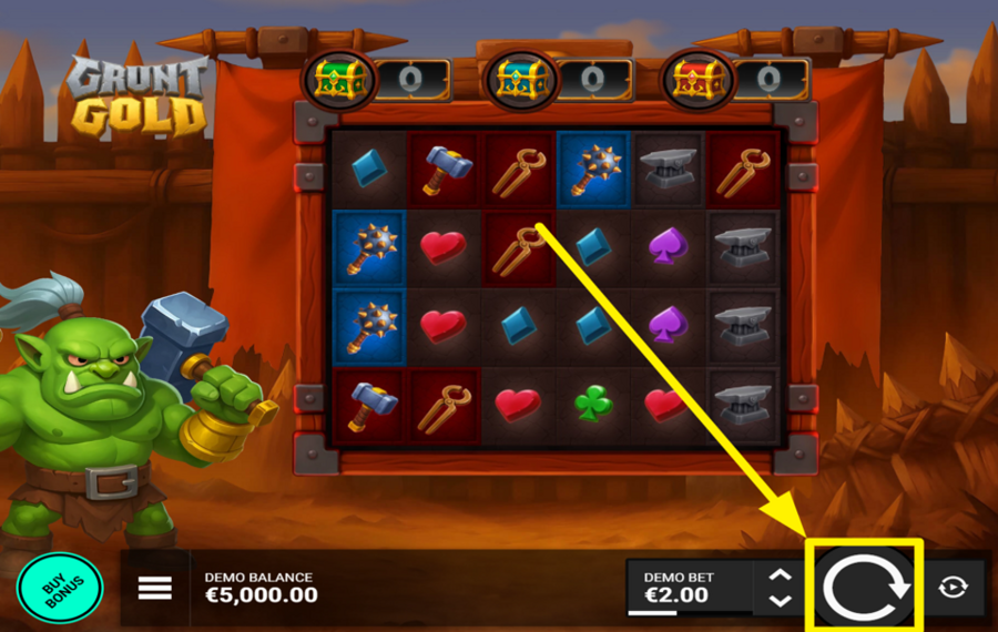 Grunt Gold STARTE DEIN SPIEL!