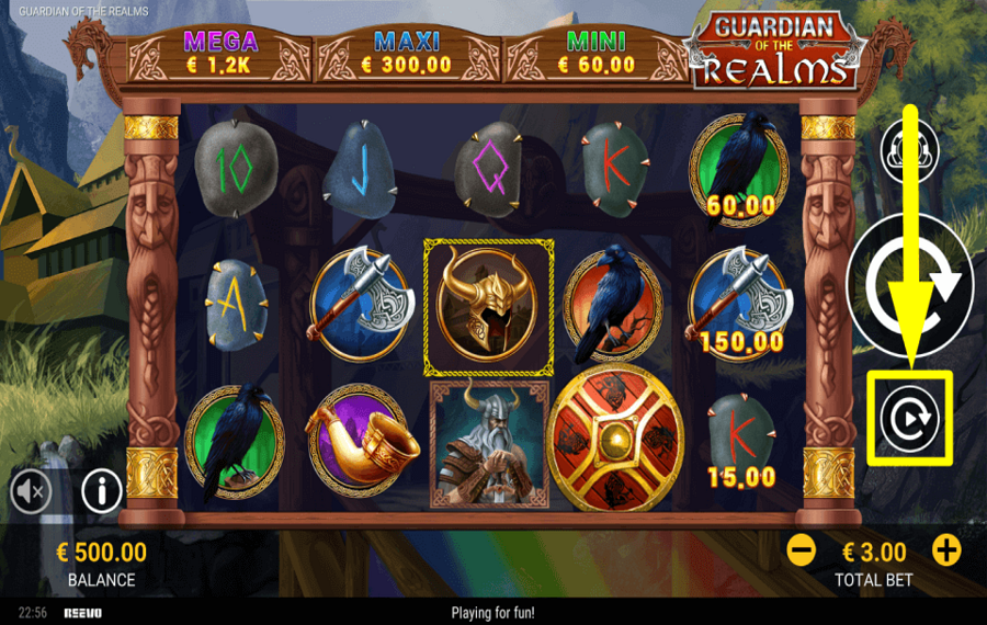 Guardian of the Realms APPLICA RIPRODUZIONE AUTOMATICA.