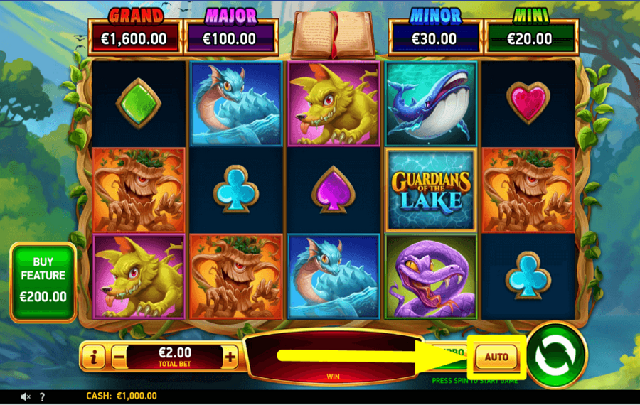 Guardians of the Lake GIRAR AUTOMÁTICAMENTE.