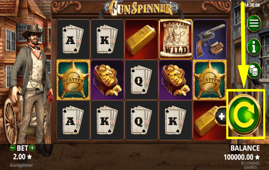 Gun Spinner SPIN THE REELS.