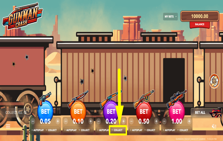 Gunman Crash УСТАНОВИТЕ СВОИ УСЛОВИЯ.