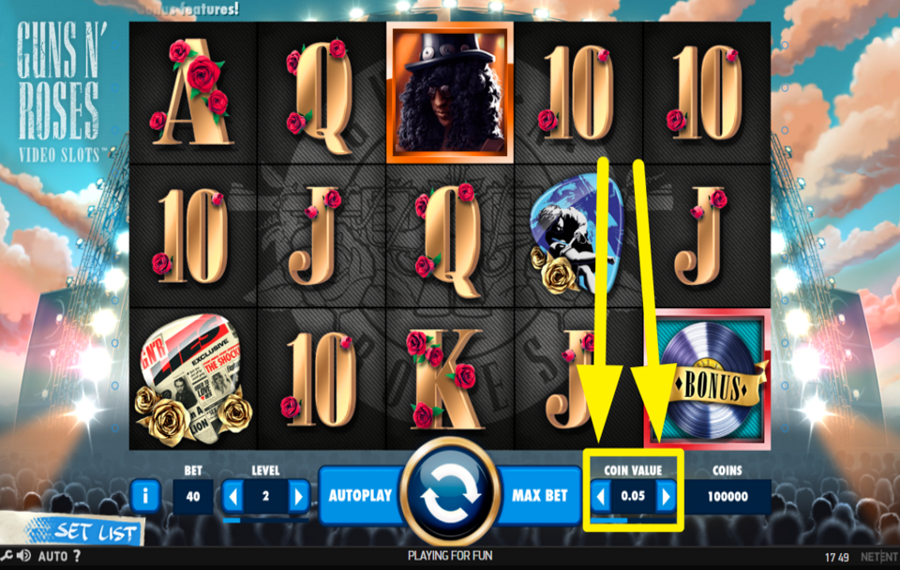 Guns N Roses SPECIFY YOUR COIN VALUE.