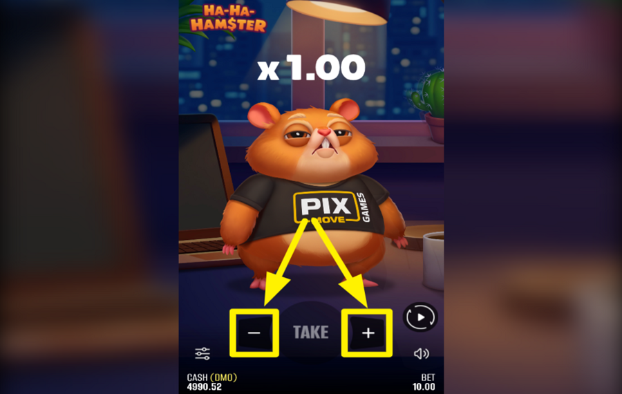 Ha Ha Hamster DÉTERMINEZ VOTRE MISE.