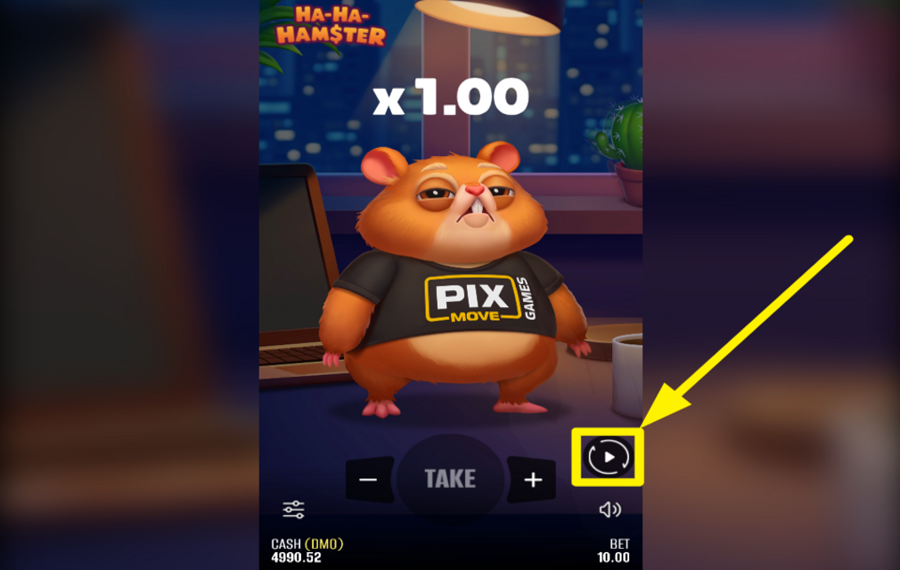 Ha Ha Hamster CHOISISSEZ LA LECTURE AUTOMATIQUE.