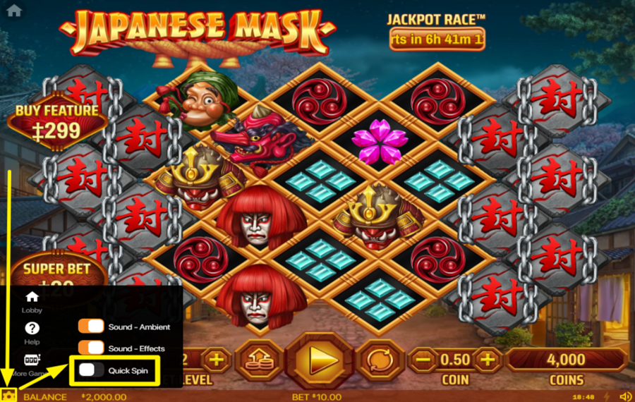 Habanero Japanese Mask AUGMENTER LA VITESSE.