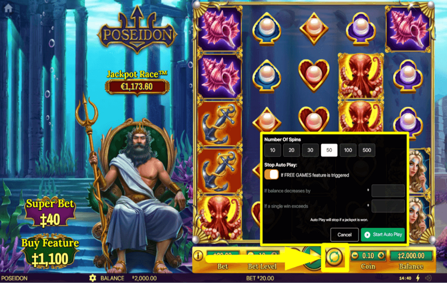 Habanero Poseidon PROCÉDER À LA LECTURE AUTOMATIQUE.