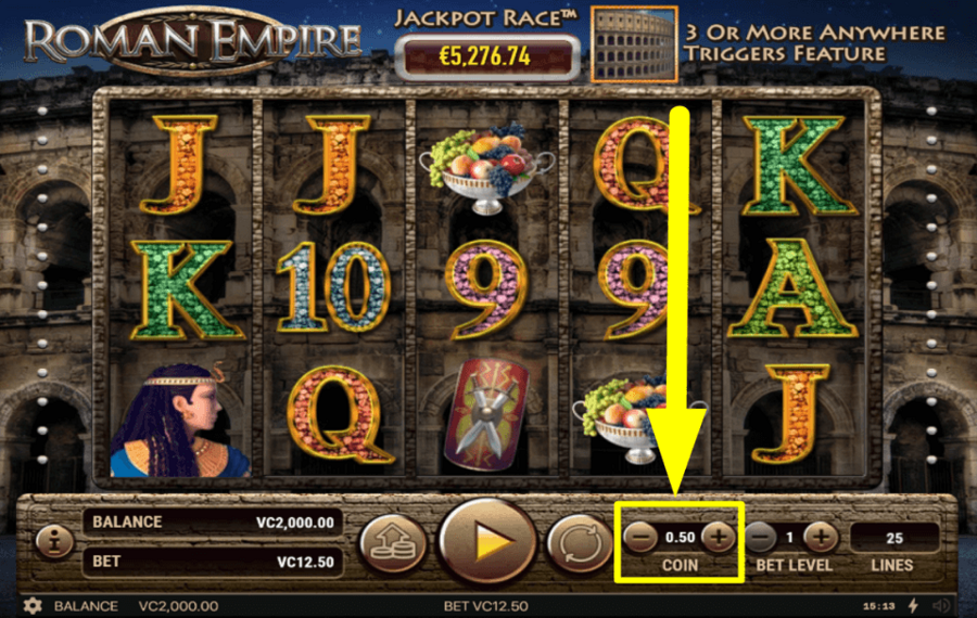 Habanero Roman Empire CHOISISSEZ LA VALEUR DE LA PIÈCE.