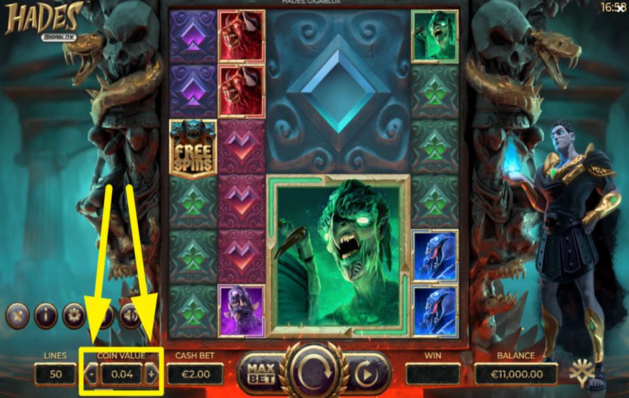 Hades Gigablox НАЗНАЧИТЕ СТОИМОСТЬ МОНЕТЫ.