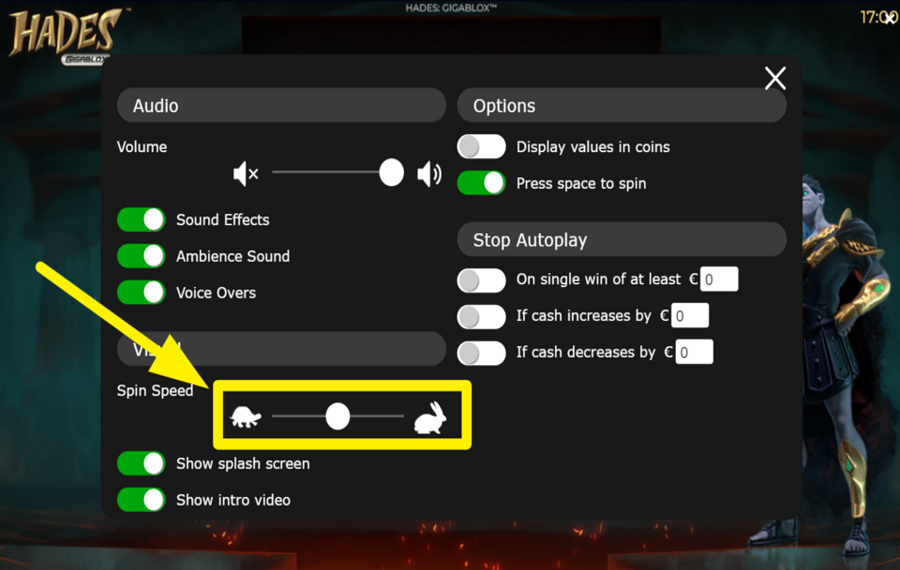 Hades Gigablox РЕГУЛИРУЙТЕ СКОРОСТЬ ДВИЖЕНИЯ МОТУЛА.