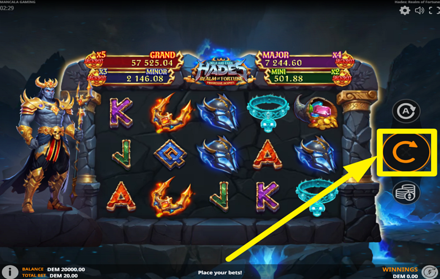 Hades Realm of Fortune ENTZÜNDEN SIE DIE BEGEISTERUNG!