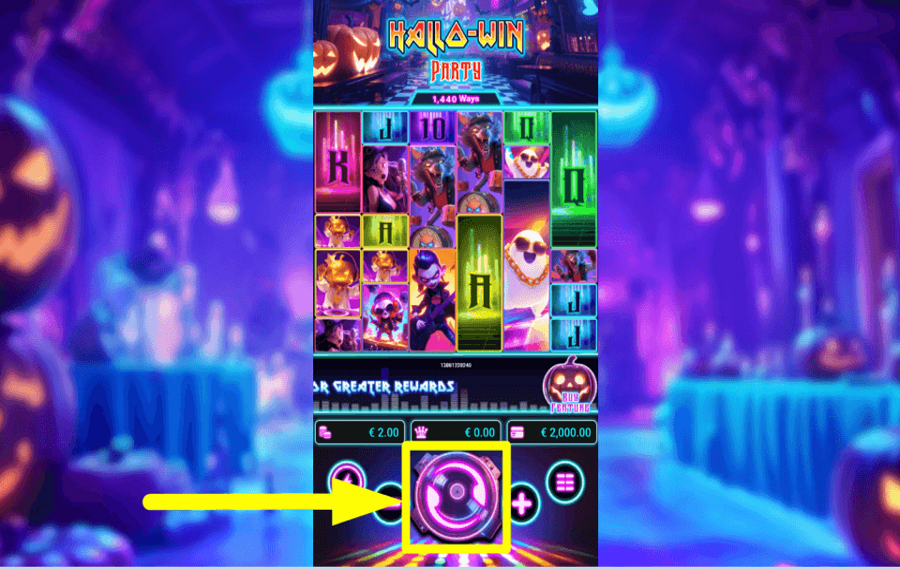 Hallo Win Party COMIENCE A JUGAR.