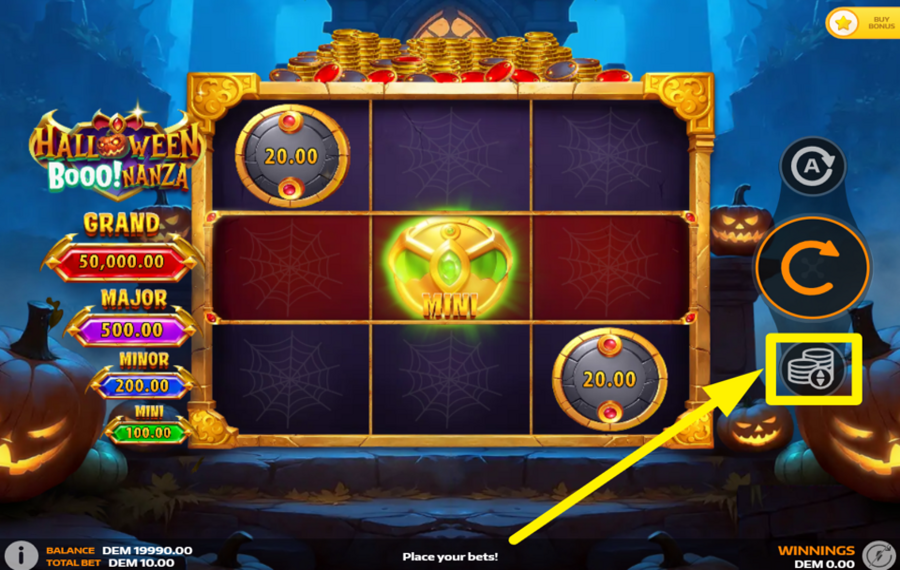 Halloween Booonanza CHOISISSEZ VOTRE PARI.