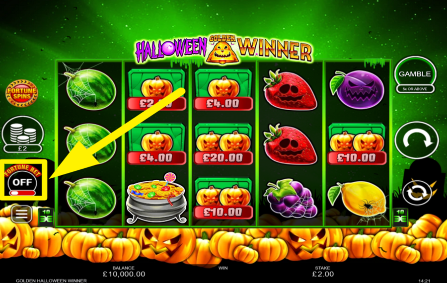 Halloween Golden Winner BOOST YOUR WINNING CHANCES.