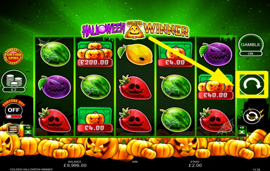 Halloween Golden Winner SPIN TO WIN!