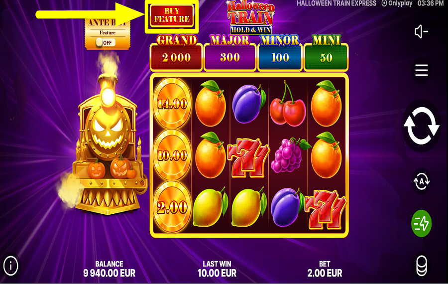 Halloween Train NUTZEN SIE DEN BONUS.