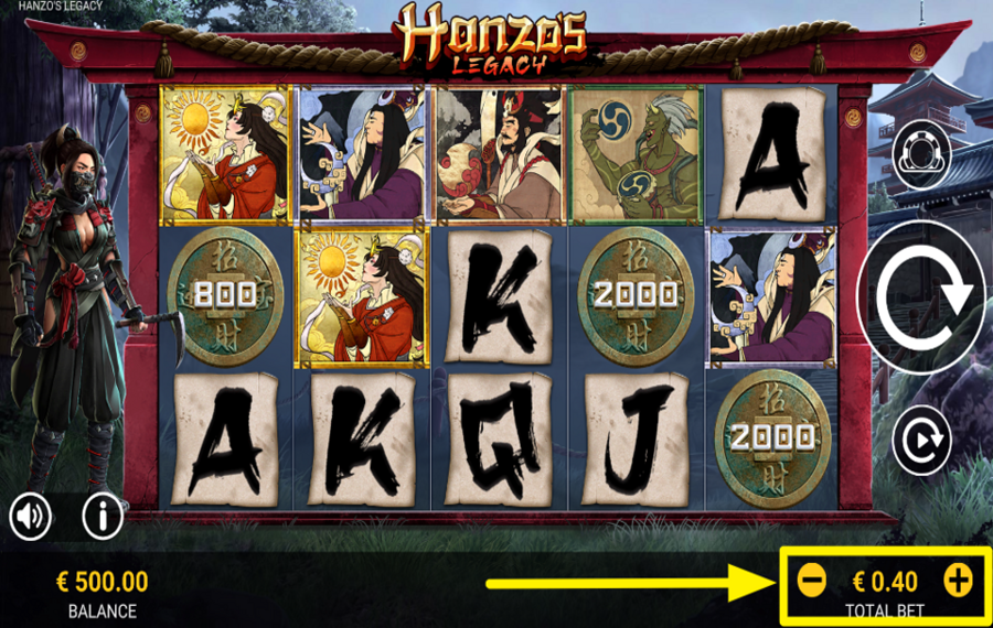 Hanzos Legacy ВЫБЕРИТЕ СУММУ СТАВКИ.