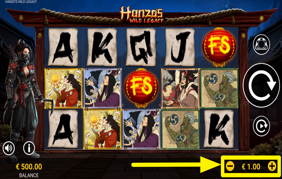 Hanzos Wild Legacy CHOISISSEZ UNE MISE.