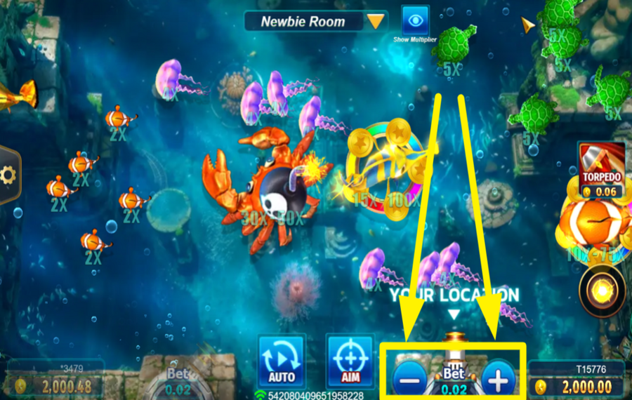 Happy Fishing Lightning AJUSTEZ VOTRE PARI.