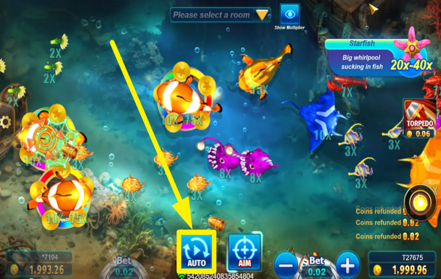 Happy Fishing Lightning TIREZ AUTOMATIQUEMENT.