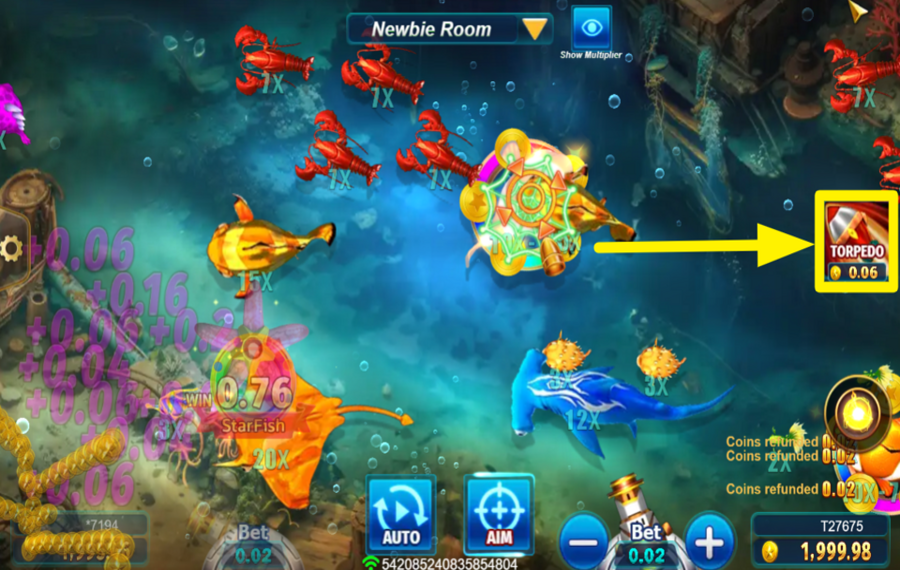 Happy Fishing Lightning LANCEZ UNE TORPILLE !