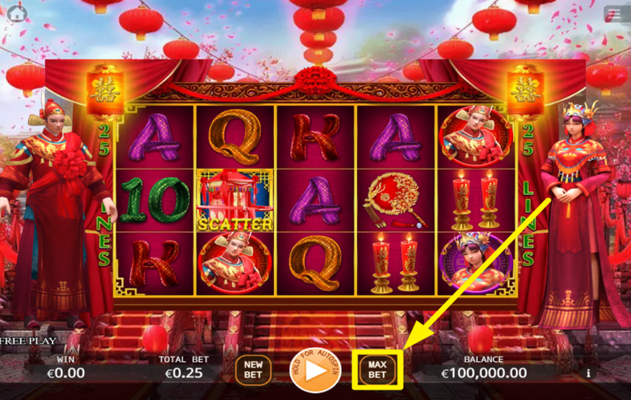 Happy Marriage ОПРЕДЕЛИТЕ НАИБОЛЬШИЙ ПРЕДЕЛ СТАВКИ.