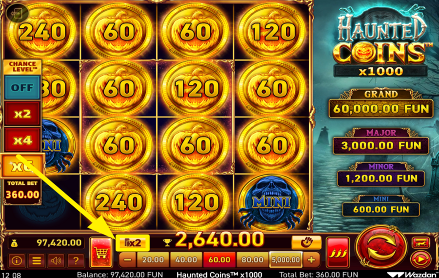 Haunted Coins x1000 РИСКУЙТЕ!