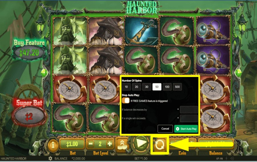 Haunted Harbor AUTORISER LA LECTURE AUTOMATIQUE.