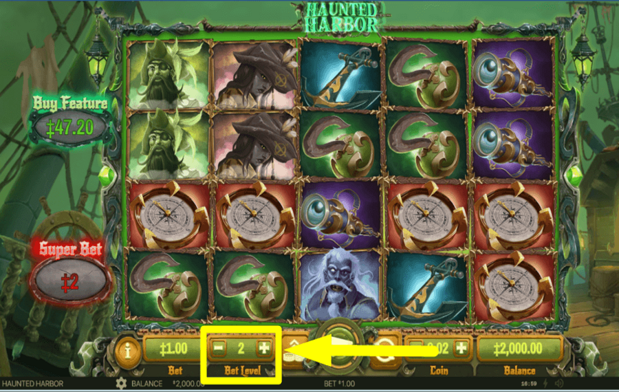 Haunted Harbor ATTRIBUER UN MONTANT DE PARI.