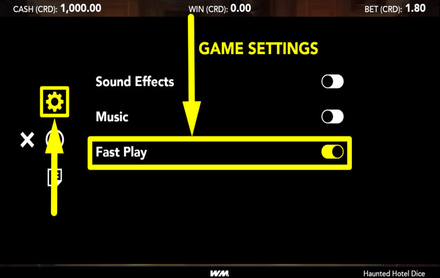 Haunted Hotel Dice ACTIVATE TURBO MODE.