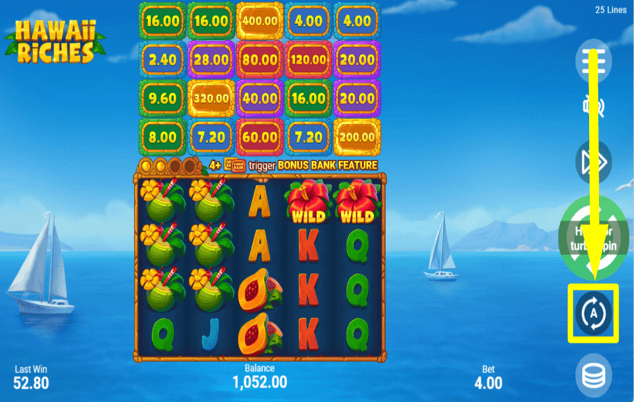 Hawaii Riches АВТОМАТИЧЕСКИЕ ВРАЩЕНИЯ.