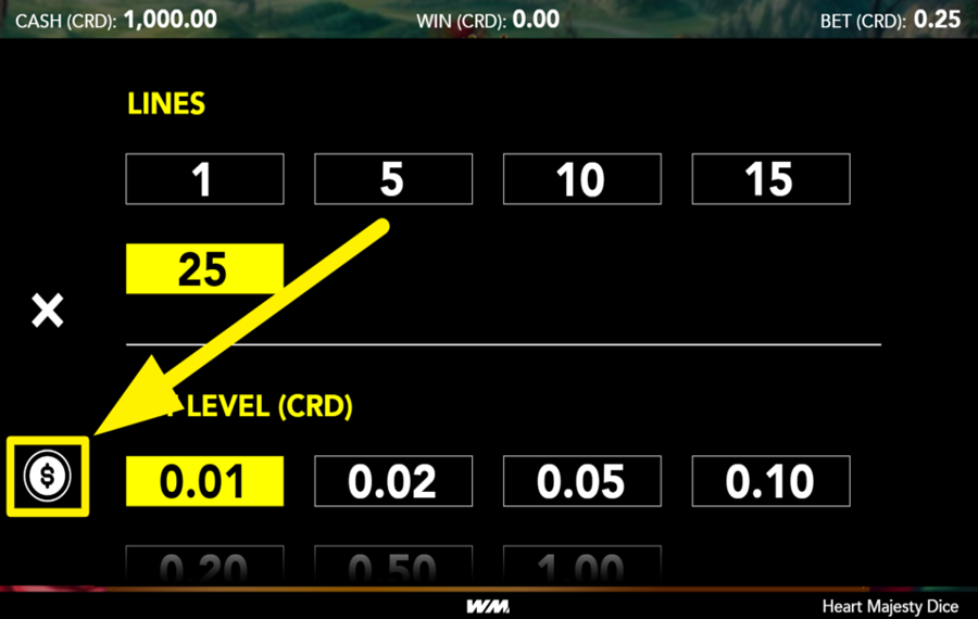 Heart Majesty Dice ESTABLISH THE HIGHEST STAKE LIMIT.