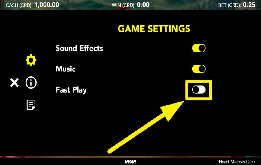 Heart Majesty Dice MAXIMIZE THE SPEED.