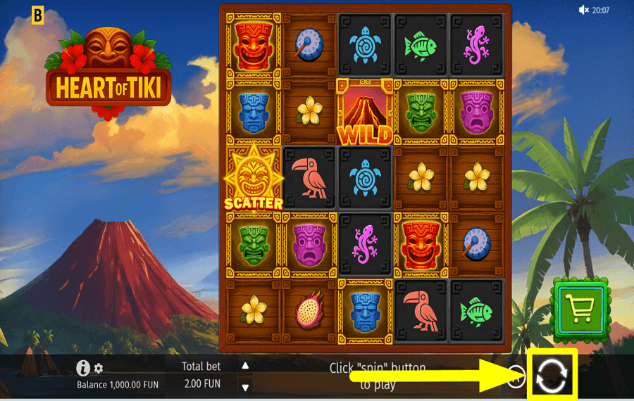 Heart of Tiki GIRA PARA GANAR RECOMPENSAS.